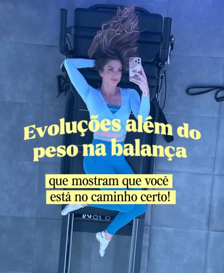 Marieli Sbardelotto vista de cima durante um momento de treino