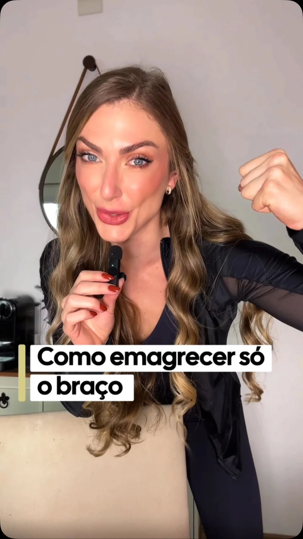Marieli Sbardelotto em conteúdo sobre treino e emagrecimento